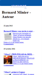 Mobile Screenshot of bernardminier.canalblog.com
