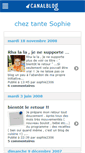 Mobile Screenshot of cheztantesophie.canalblog.com