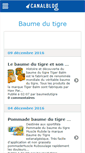 Mobile Screenshot of baumedutigre.canalblog.com