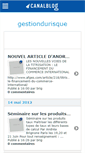 Mobile Screenshot of gestiondurisque.canalblog.com