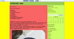Desktop Screenshot of cuisinegay.canalblog.com