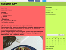 Tablet Screenshot of cuisinegay.canalblog.com