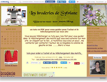 Tablet Screenshot of chezsylviane.canalblog.com