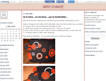 Tablet Screenshot of delitcreatif.canalblog.com