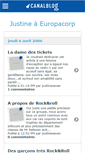 Mobile Screenshot of justineseven.canalblog.com