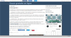 Desktop Screenshot of coursgratuits.canalblog.com