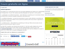 Tablet Screenshot of coursgratuits.canalblog.com