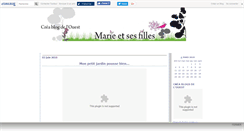 Desktop Screenshot of marieetsesfilles.canalblog.com