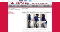 Desktop Screenshot of littlenothings.canalblog.com
