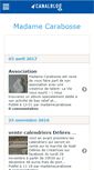 Mobile Screenshot of madamecarabosse.canalblog.com