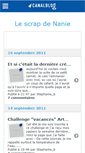Mobile Screenshot of lescrapdenanie.canalblog.com