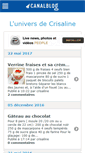 Mobile Screenshot of crisaline.canalblog.com