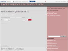 Tablet Screenshot of cdilyceeagricole.canalblog.com