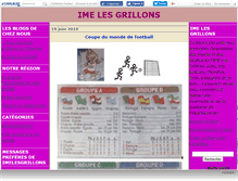 Tablet Screenshot of imelesgrillons.canalblog.com
