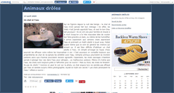 Desktop Screenshot of animauxdroles.canalblog.com