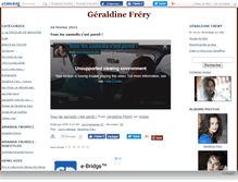 Tablet Screenshot of geraldinefrery.canalblog.com
