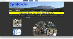 Desktop Screenshot of cyclobalades.canalblog.com