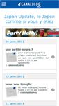 Mobile Screenshot of japanupdate.canalblog.com