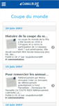 Mobile Screenshot of coupedumondefr.canalblog.com
