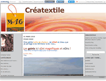 Tablet Screenshot of creatextile.canalblog.com