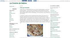 Desktop Screenshot of cuisinedesabine.canalblog.com