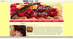 Desktop Screenshot of lesdelicesdemeli.canalblog.com