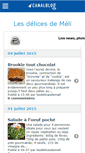 Mobile Screenshot of lesdelicesdemeli.canalblog.com