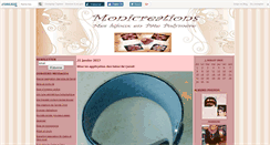 Desktop Screenshot of monicreations.canalblog.com