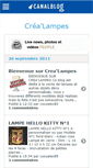Mobile Screenshot of crealampes85.canalblog.com
