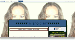 Desktop Screenshot of milanoglam.canalblog.com