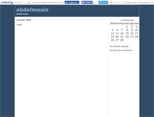 Tablet Screenshot of abdelmouiz.canalblog.com