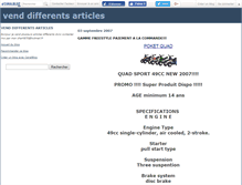 Tablet Screenshot of bonneaffaires.canalblog.com