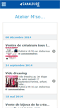 Mobile Screenshot of lateliermso.canalblog.com