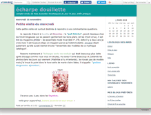 Tablet Screenshot of echarpedouillett.canalblog.com