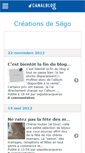 Mobile Screenshot of creationsdesego.canalblog.com