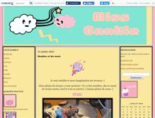 Tablet Screenshot of misscookie.canalblog.com