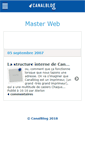 Mobile Screenshot of masterweb.canalblog.com