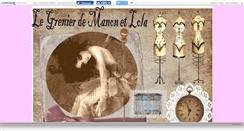 Desktop Screenshot of greniermanonlola.canalblog.com