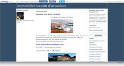 Desktop Screenshot of caparcachon.canalblog.com