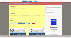 Desktop Screenshot of mondedesilence.canalblog.com