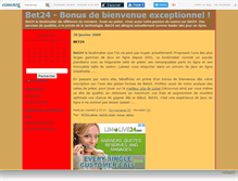 Tablet Screenshot of bet24.canalblog.com