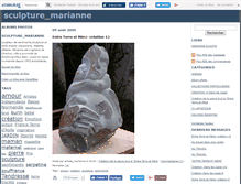 Tablet Screenshot of mariannesculpte.canalblog.com