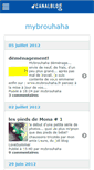 Mobile Screenshot of mybrouhaha.canalblog.com