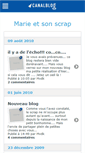Mobile Screenshot of marieetsonscrap.canalblog.com