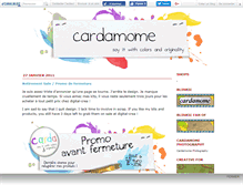 Tablet Screenshot of cardamomescrap.canalblog.com