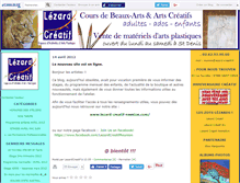 Tablet Screenshot of lezardcreatif.canalblog.com