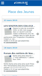 Mobile Screenshot of placedesjeunes.canalblog.com