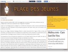 Tablet Screenshot of placedesjeunes.canalblog.com