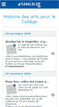 Mobile Screenshot of histoiredarts.canalblog.com