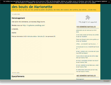 Tablet Screenshot of boudemarionette.canalblog.com